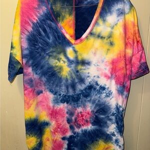 (Cross- listed) White Birch Tie-Dye V-Neck Women’s Top